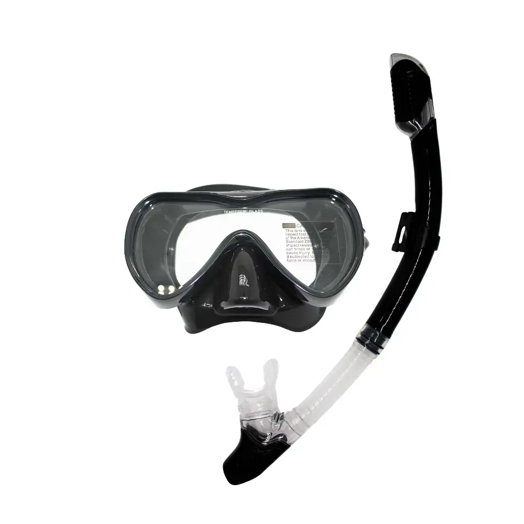 SEALS Pro Dry-Top Snorkel and Mask Set (N80)