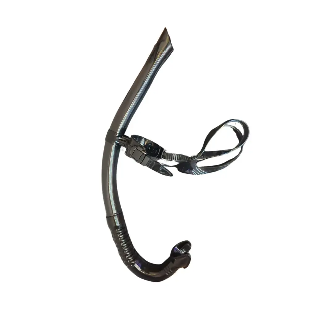 Dry-Top Diving Snorkel with Purge Valve & Flexible Mouthpiece
