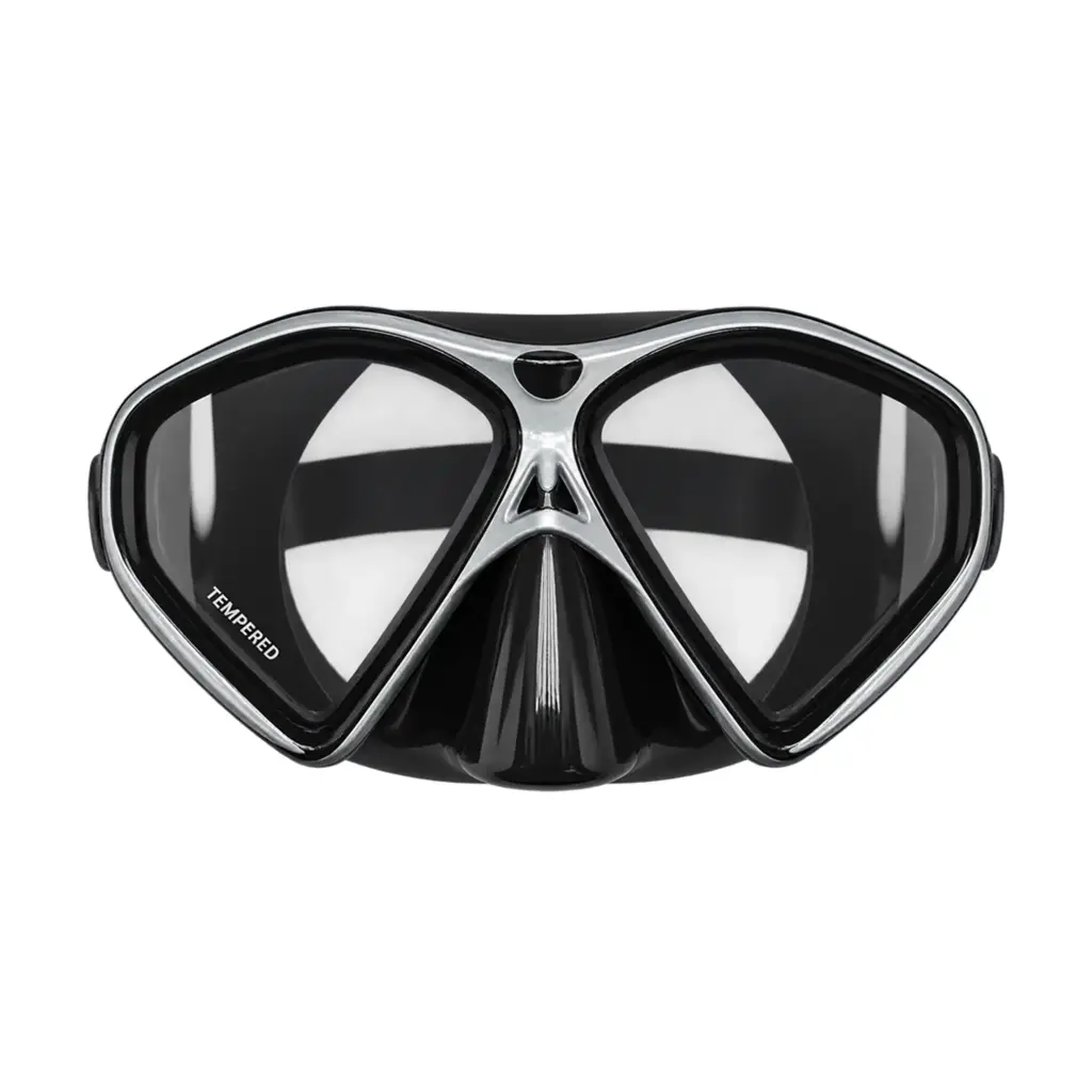Professional Diving Mask with Tempered Glass – Scuba Diving, Snorkeling & Freediving Mask with Adjustable Strap