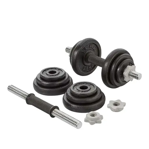 [7010108] 30kg Cast Iron Dumbbells 