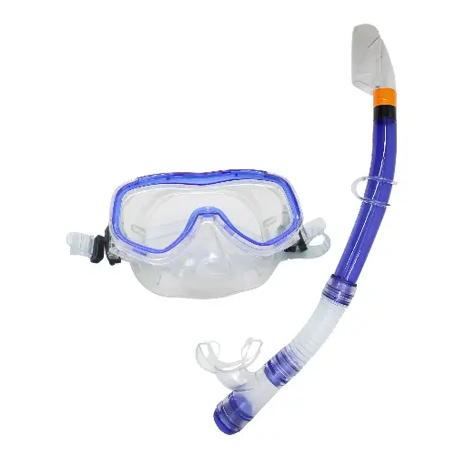 [N78] CONQUEST Dry-Top Snorkel and Mask Set (N78) 