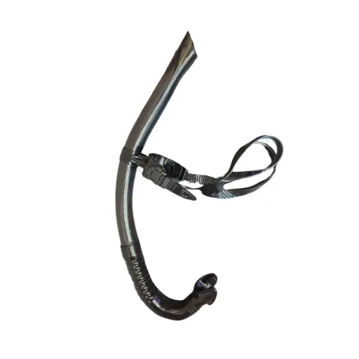 Dry-Top Diving Snorkel with Purge Valve & Flexible Mouthpiece
